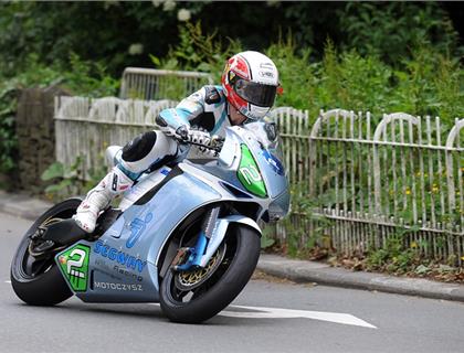 Michael Rutter just misses out on historic ton in SES TT Zero race