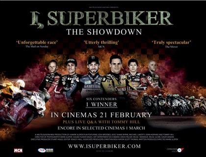 ‘I, SUPERBIKER  – THE SHOWDOWN’ COMES TO CINEMAS ACROSS UK & IRELAND IN FEBRUARY 2012