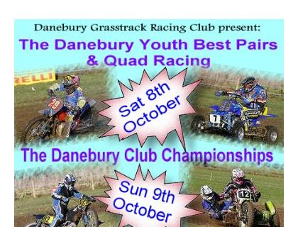 Danebury Grass track Meeting 8th and 9th October