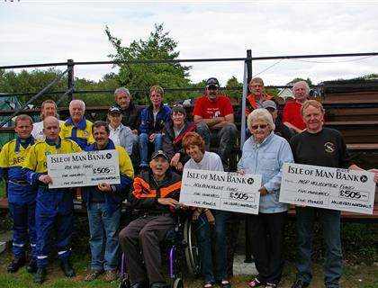 TT and MGP Marshals Cheque Presentation