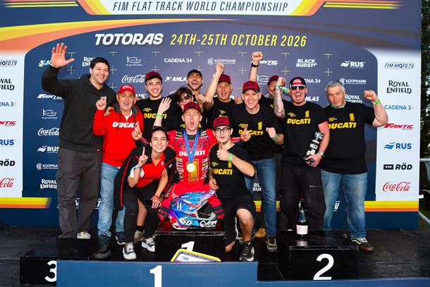 Neave reflects on historic FIM Flat Track world title