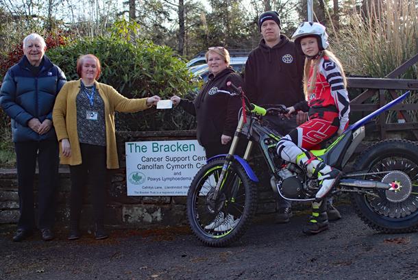 Llandrindod Wells & District Motor Club has donated £3,000 to charity