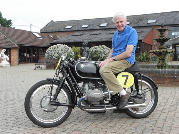 Motorcycling Legend Sammy Miller Returns to the Thundersprint With Even More Exotic Grand Prix Motor