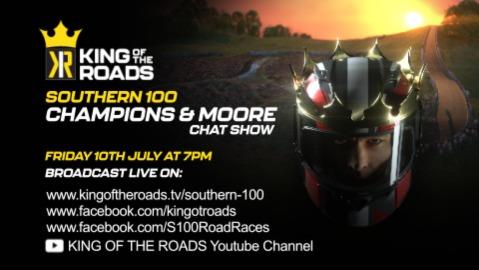 Southern 100 Champions & Moore broadcast live on Friday 10th July 2020