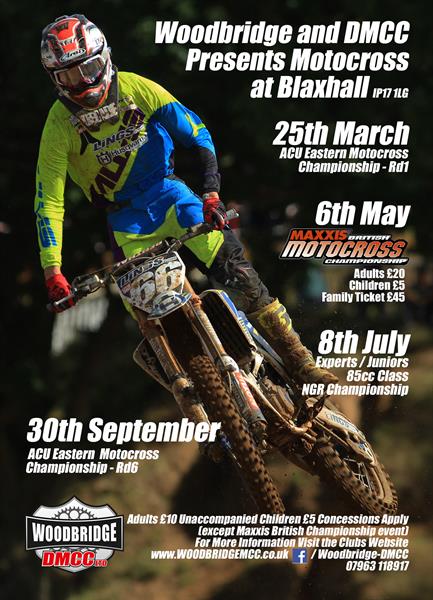 Action Packed Season of Motocross ahead at Blaxhall in 2018