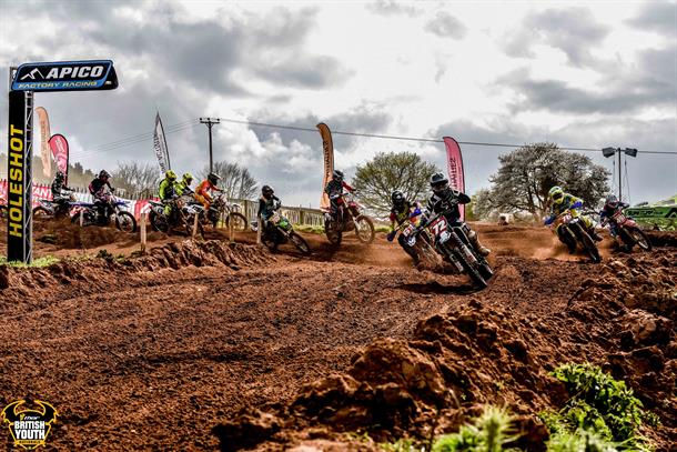 Apico Factory Racing Holeshot Awards at the Thor British Youth Nationals