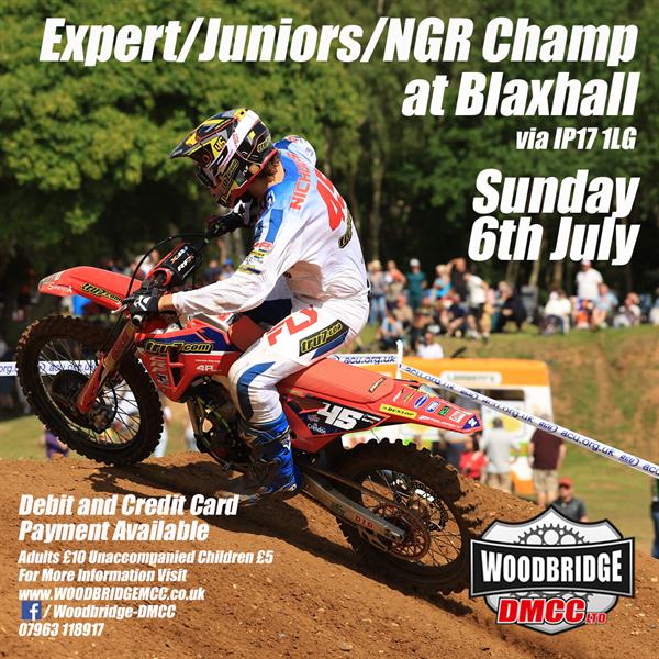 Motocross returns to Blaxhall with NGR Championship and Allcomers on Sunday 6th July