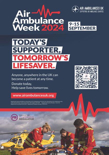Air Ambulance Week – 9th September to 15th September