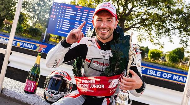 PAUL JORDAN TAKES HISTORIC JUNIOR CLASSIC TT VICTORY