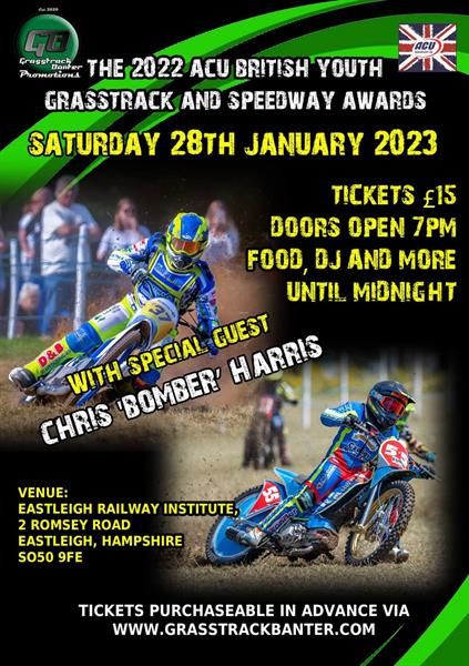 2022 ACU British Youth Grasstrack and Speedway Awards