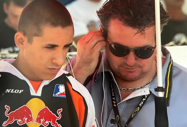 Mike Alessi in for Team USA at VMXdN Hawkstone