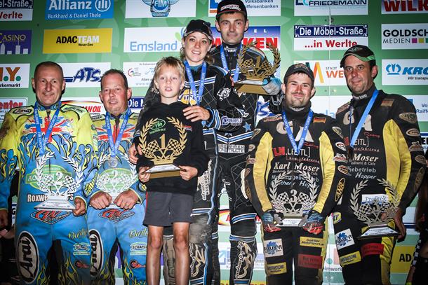 Brit’s Mount European Sidecar Championship Podium