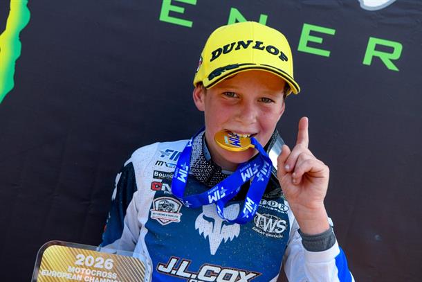 JACK WATERS MAKES HISTORY WITH EMX65 EUROPEAN TITLE AS BRITISH RIDERS STAR AT LOKET