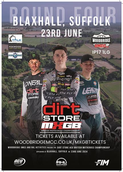 Dirt Store British Motocross Returns to Blaxhall on Sunday, June 23rd