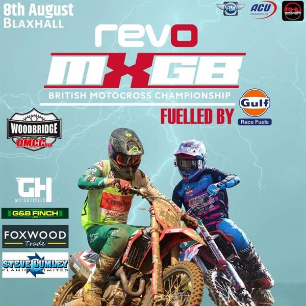 Revo British Motocross Returns to Blaxhall on Sunday 8th August