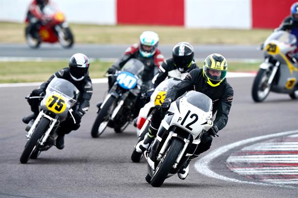 Classic Bikers Leather Up for Donington Park Festival
