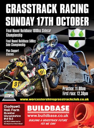 Grasstrack Racing for the 17th October