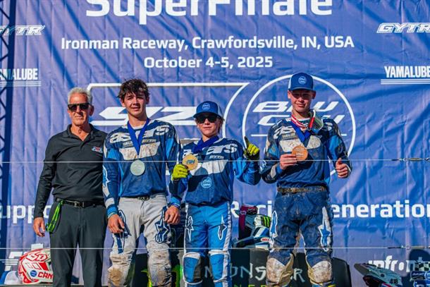 Drew Stock third in Yamaha YZ bLU cRU World Superfinale in America