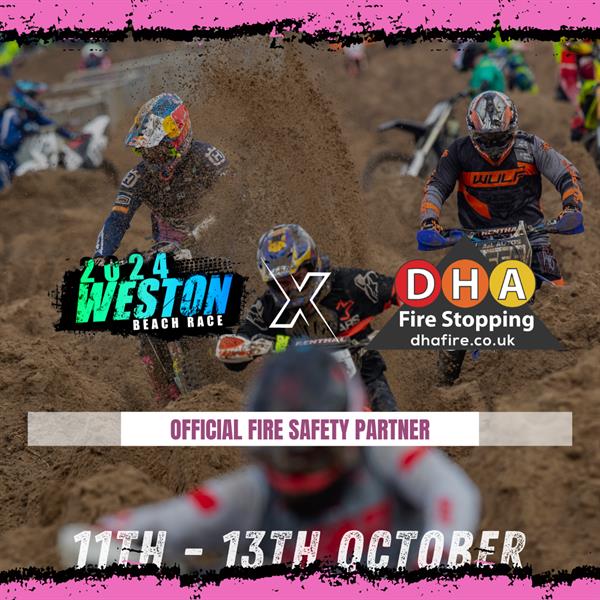 DHA Fire Stopping Named Official Fire Safety Partner For Weston Beach Race