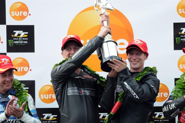 Harrison & Aylott triumph in Sure Sidecar 1 Race after twenty one years competing at the TT Races