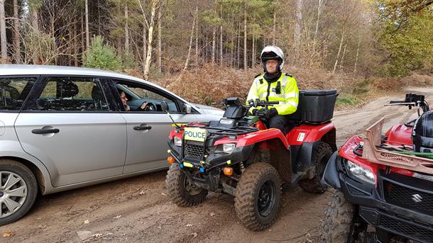 Thetford Forest –Illegal Riding Problem - Spot checks being carried out!