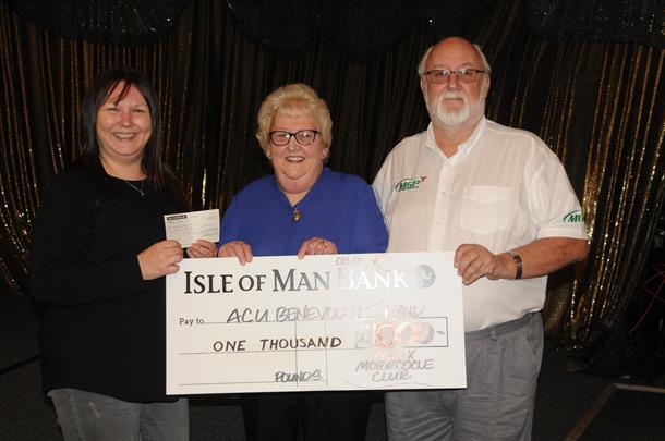 Manx Motor Cycle Club Make Donation to ACU Benevolent Fund