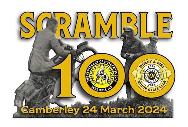 Scramble 100’ - the Centenary of Motocross - Sunday 24th March, Bagshot Heath
