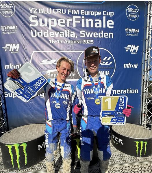 Yamaha UK’s Nixon Coppins triumphs in Yamaha YZ BLU CRU FIM 85cc Europe Cup SuperFinale