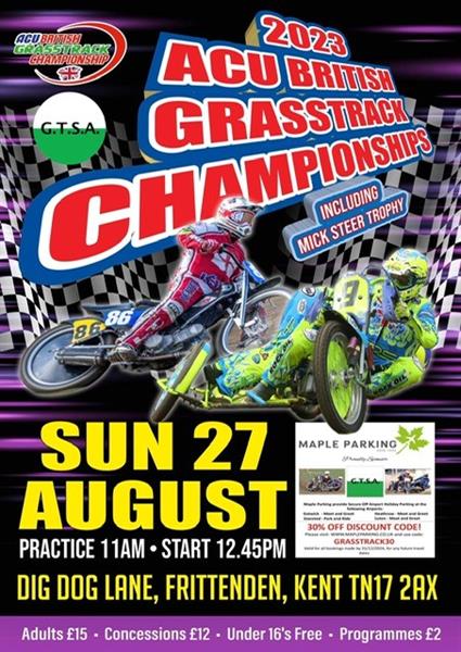 ACU British Grasstrack Championships 2023 - Press Release