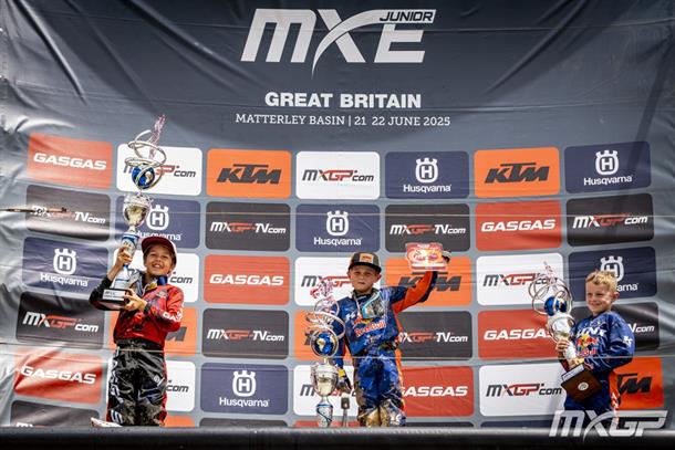 Austin Senior Dominates at Home to Regain Junior E-Motocross Championship Lead at Matterley Basin