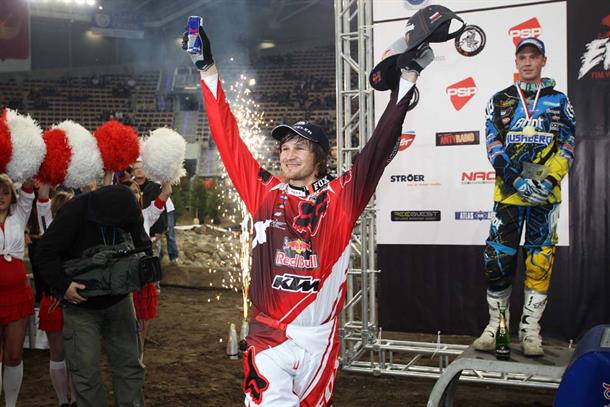 Endurocross star Taddy Blazusiak signs up for British Sprint Enduro Championship opener.