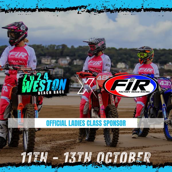 Factory Image Racing Returns as Official Ladies Class Sponsor for Weston Beach Race