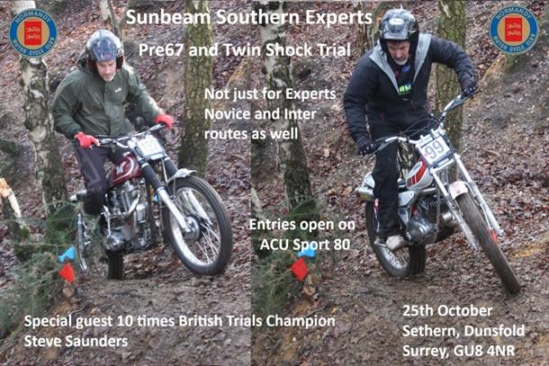 Sunbeam Southern Experts Pre67 & Twinshock Trial