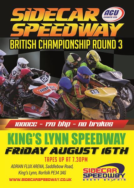 THE MONSTER 1000cc SIDECARS ARE HEADING TO KING’S LYNN THIS FRIDAY