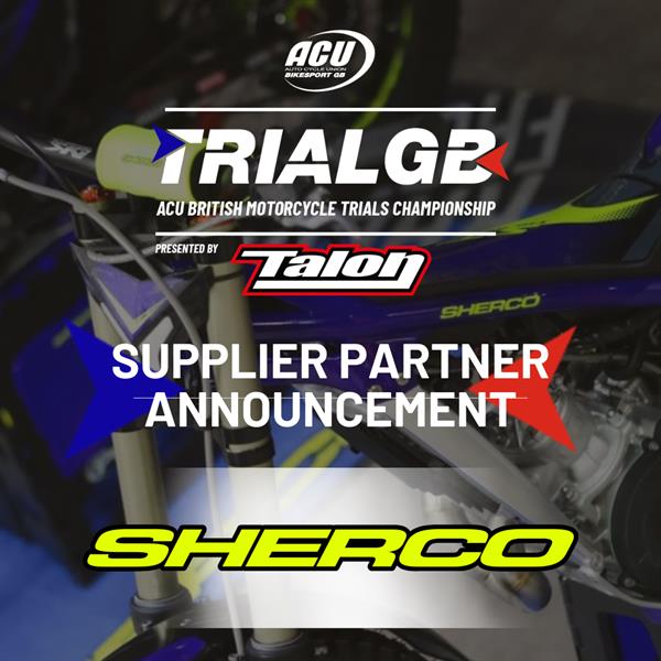 Sherco: New Supplier Partner of the ACU Trial GB series for 2024