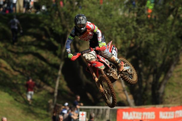 Honda Adventure Centre Team Rider Callum Green gets ready for Duns