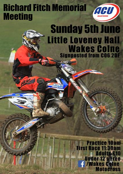 Richard Fitch Memorial takes place at Wakes Colne this Sunday