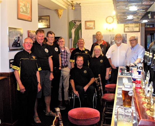 Queens Hotel, Laxey Cheque Presentation