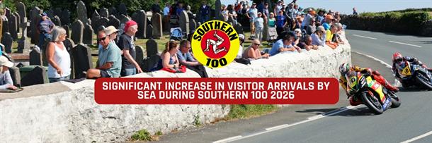 Significant increase in visitor arrivals by sea during Southern 100 2026