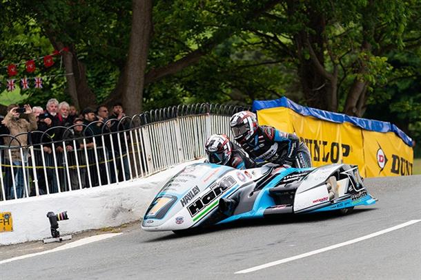 Ben and Tom Birchall Win 3Wheeling.Media Sidecar TT Race 1
