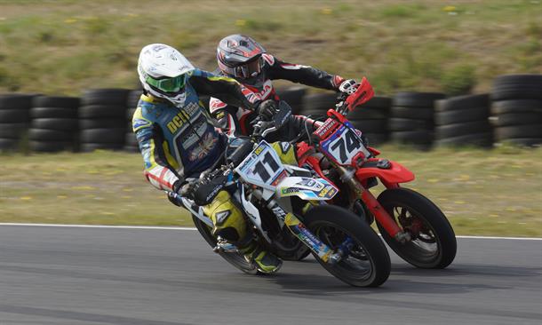 Todd Blazes to Five out of Six Wins at Round One of the British Supermoto Championship