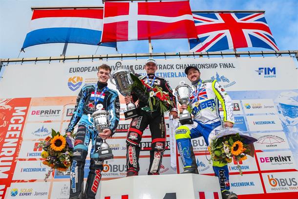 Harris third as Hansen wins 2025 European Grasstrack Championship