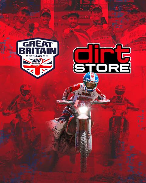 ISDE Team GB join forces with Dirt Store for 2024
