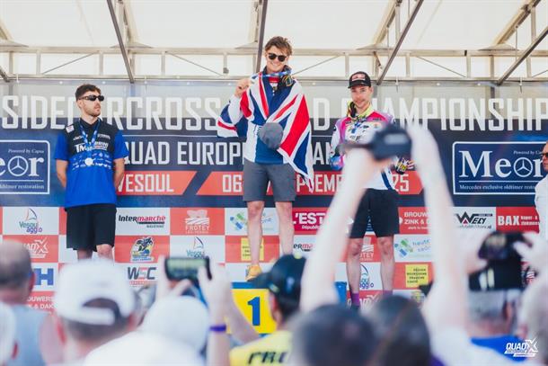 Harry Walker wins the 2025 European Quadcross Championship in French Finale thriller