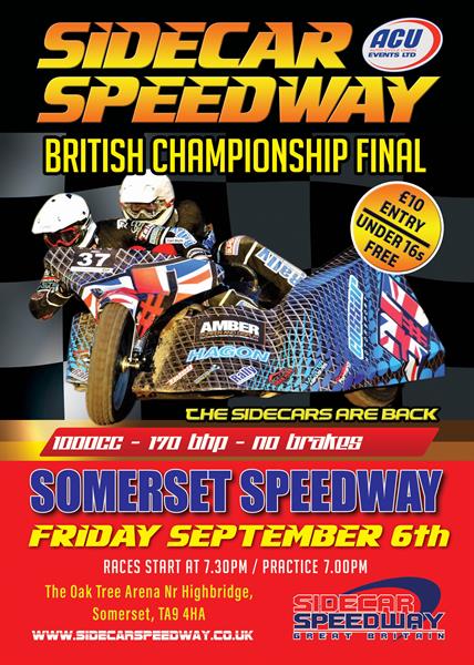 The Monster 1000cc Sidecars are Heading to Somerset This Friday