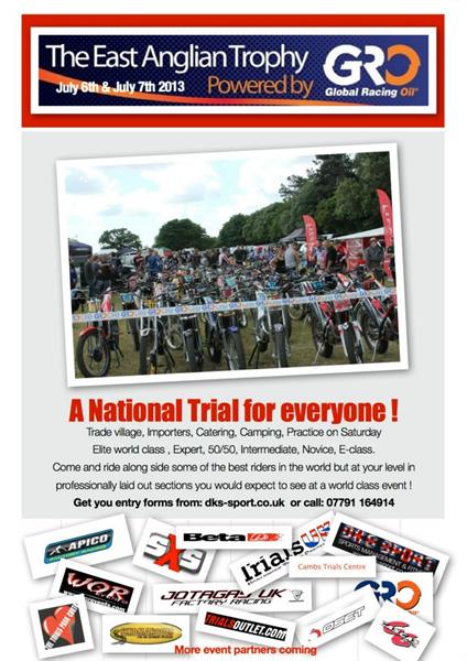 East Anglian Trophy Trial, powered by GRO gets set for 6th and 7th July