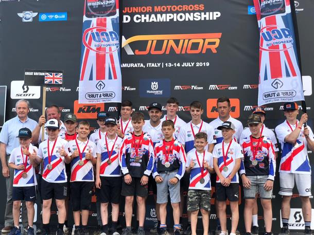 Incredible podium finish for Team GB at 2019 FIM Junior Motocross World Championship
