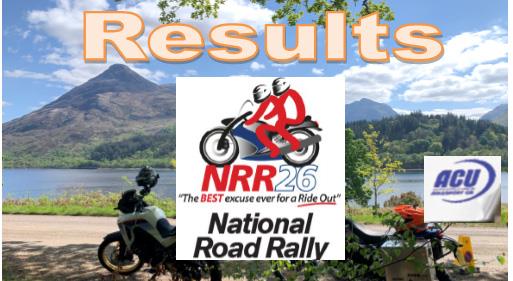 The results of the 2026 NATIONAL ROAD RALLY