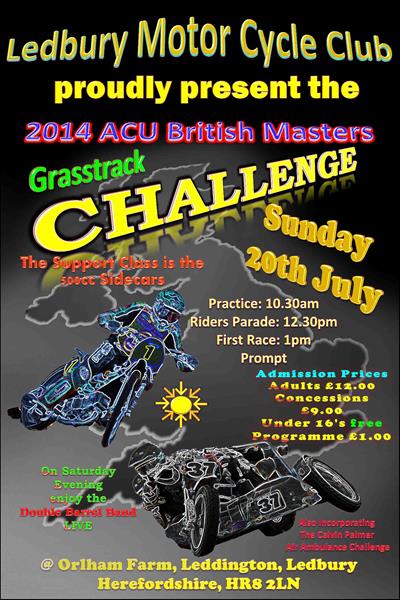 British Masters Challenge at Ledbury this weekend