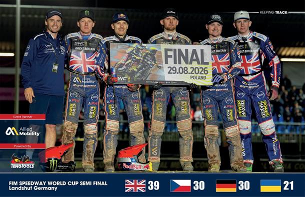 GREAT Britain are through to the Speedway World Cup Final